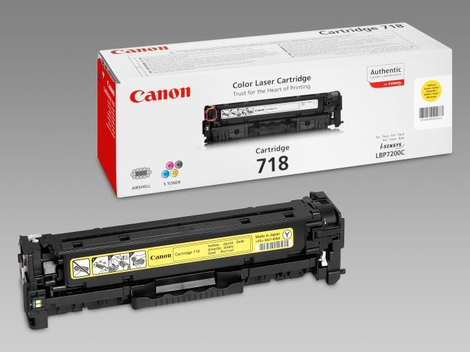 879730 Canon 2659B002 Toner CANON 718Y 2.9K gul 